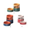 thumbnail image 2 of Greeniant Alimentador automático Universal para mascotas de gran capacidad, dispensador de alimentos con protección para el cuello, cuenco de agua, Suministros para gatos Amarillo verde Greeniant PT004464-01, 2 of 6