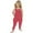 Red, variant on Zwiiyzr Toddler Girls Romper - Cute Baby Summer Clothes Outfits Spaghetti Strap Sleeveless Jumpsuits Black