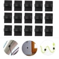 thumbnail image 3 of 100 Pcs Cable Clips with Strong Adhesive Tape, Wire Holder Organizer for Cord Management and Cable, 3 of 9