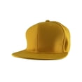 thumbnail image 1 of Top Headwear Flat Bill Adjustable Snapback Cap - Yellow, 1 of 2