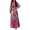 B Multicolor, variant on Womens Dresses Boho Floral Print Casual Deep V Neck Long Sleeve Evening Wedding Maxi Dress S-XL