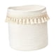 thumbnail image 3 of Cesta tejida, organizador, contenedor de decoración, cuerda de algodón, cesta para la colada, cesto para la colada, contenedor para ropa sucia, Grande, 3 of 8