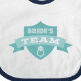 thumbnail image 4 of Inktastic Banner Bride's Team Boys or Girls Baby Bib, 4 of 4