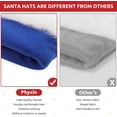 thumbnail image 5 of Ludolm Santa Hat Sequin Christmas Hat for Adult Party Hat for New Year Xmas, 5 of 7