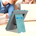 thumbnail image 2 of Fintie Stand Case for 6" Kindle Paperwhite (Fits 10th Generation 2018 and All Paperwhite Generations Prior to 2018) Premium PU Leather Sleeve Cover with Card Slot and Hand Strap, Turquoise/Brown, 2 of 7