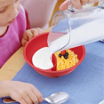 thumbnail image 2 of Divided Cereal Bowl, Reusable Snack and Dip Bowls for Yogurt, Milk, Berries, Fries, Ketchup White, 2 of 6