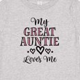 thumbnail image 4 of Inktastic My Great Auntie Loves Me Girls Hearts Girls Baby T-Shirt, 4 of 5