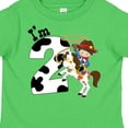 thumbnail image 4 of Inktastic I'm Two-cowboy Riding Horse Birthday Boys Toddler T-Shirt, 4 of 5