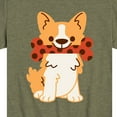 thumbnail image 3 of Corgi With Bone  - Toddler And Youth Short Sleeve Graphic T-Shirt, 3 of 6