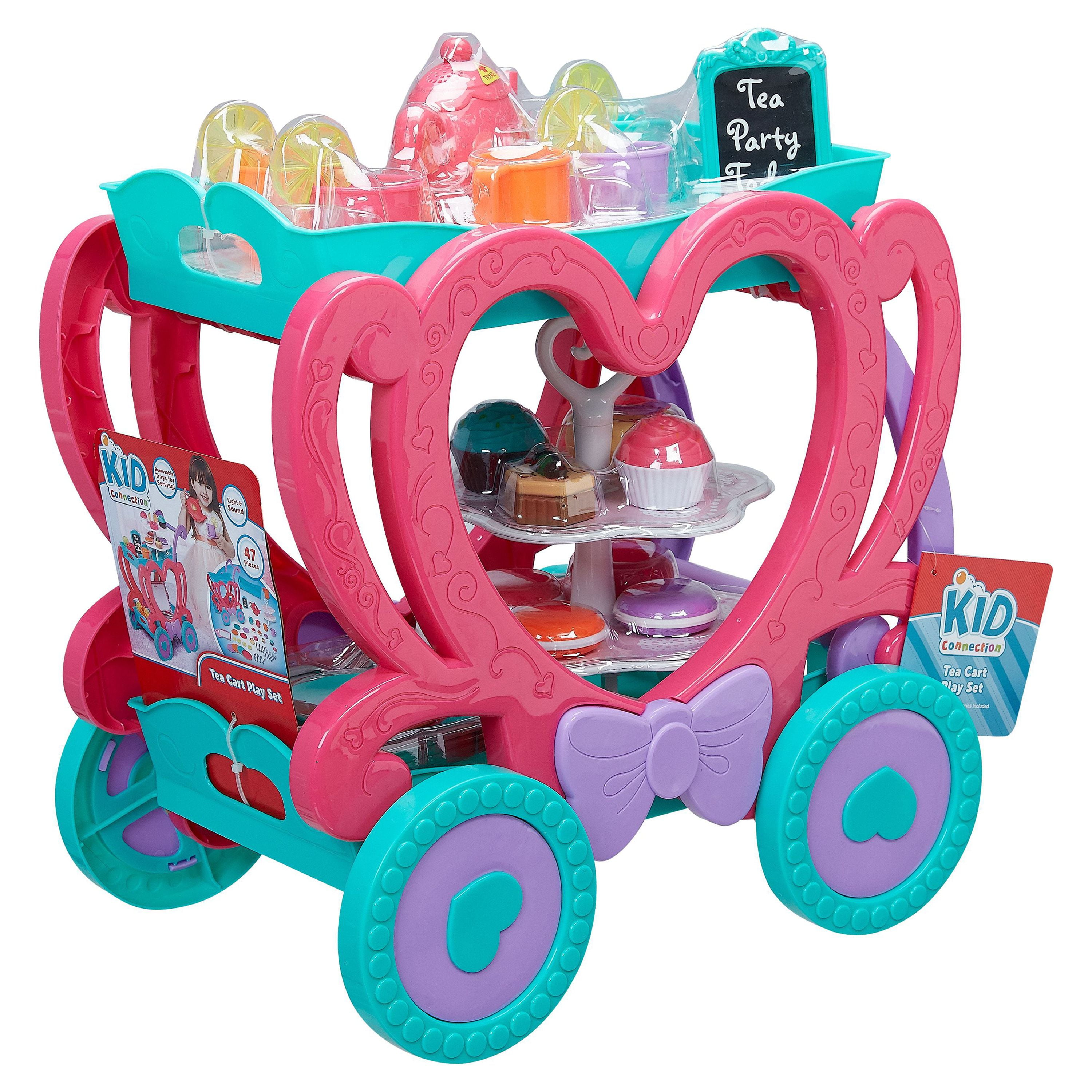 Kid connection tea store cart play set