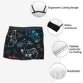 thumbnail image 5 of Wukai Joystick Gamepad Print Men’s Underwear Breathable Boxer Briefs,&nbsp;Moisture Wicking & Breathable-XX-Large, 5 of 7