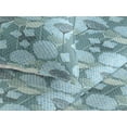 thumbnail image 3 of Ambesonne Floral Quilted Bedspread Set 3 Pcs, Botanical Spring Cold Tones, King, Soft Blue Cadet Blue, 3 of 4