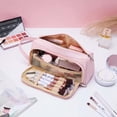 thumbnail image 5 of Return Pallets for Sale Liquidation Large-capacity Trapezoidal Pencil Bag Portable Multi-function Stationery Box Canvas Double Zipper Student Pencil, 5 of 7