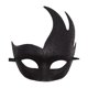 thumbnail image 2 of Máscara de media cara para cosplay, novedad, máscara de Halloween con curva de llama, máscara para ojos estilo A, 2 of 9