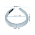 thumbnail image 3 of Unique Bargains 1 Pc Fashion Elegant Satin Sponge Headband for Women for Girls 6.50"x5.71" Sky Blue, 3 of 4