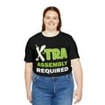 thumbnail image 5 of Funny Amputee T-Shirt “Extra assembly required V1” Humor Crew Neck T-Shirt, 5 of 6