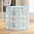 thumbnail image 3 of LAICAIW Sac de Rangement pour Vêtements Portable en non-Tissé Sac de Rangement pour Couette Boîte de Rangement Pliable pour Garde-Robe avec Poignée Durable Catégorie de Garde-Robe Boîte de Rangement pour Vêtements de Bébé (Bleu, 3 of 4