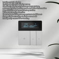 thumbnail image 5 of NFTIGB 16A Smart Color Thermostat, Wi-Fi Programmable Electric Heating Temp Controller with LCD Display for Office Home Hotel Shopping Mall, 90V-240V Gray (3.4 inches / 8.6 cm), 5 of 9