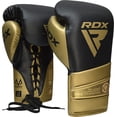 thumbnail image 3 of RDX Boxing Gloves for Training Muay Thai Mitts, Maya Hide Leather MARK PRO Glove for Sparring, Kickboxing, Fighting, Punch Bags, Focus Pads and Double End Ball Punching, 3 of 10