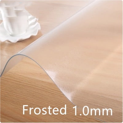 2021 New 1.0mm Thick Pvc Transparent Waterproof Mat Wood Floor Protection Mat Covers Pad Waterproof Oilproof Heat-Resistence Pad