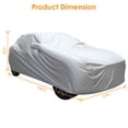 thumbnail image 5 of Car Cover TeqHome Resistant UV Protection Cover, 170T Outdoor Universal Full Cover for Sedans, 189x69x47in, 5 of 7