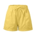 thumbnail image 4 of WAYUTE Womens Shorts Straight Leg High Waist Sports Loose Shorts Trendy Solid Color with Pockets Versatile for Summer Casual Outdoor, 4 of 6