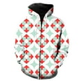 thumbnail image 1 of Sudadera con capucha y cremallera para hombre, estilo étnico exótico retro, informal, divertida, estilo hip hop, moderna, unisex, con estampado 3D, 1 of 6