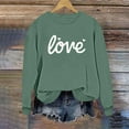 thumbnail image 5 of Valentine Sweatshirts for Women 2026 Cotton Couples Heart Graphic Crewneck Pullover Soft Fashion Valentines Shirts, 5 of 5