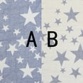 thumbnail image 3 of Cotton Muslin Toddler Blanket, Breathable and Lightweight Baby Bed Blanket for Boys and Girls, Soft Crib Blanket, 30" x 40", Blue Star, 3 of 5