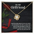 thumbnail image 3 of To My Girlfriend I Love You Every Minute of My Life Infinity Knot Necklace Message Card, 3 of 17