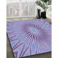 thumbnail image 2 of Ahgly Company Indoor Rectangle Patterned Jeans Blue Area Rugs, 2' x 4', 2 of 6