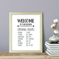 thumbnail image 2 of Welcome To Our Kitchen, 11 x 14 Wooden FRAMED Print Wall Art, 2 of 3