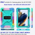 thumbnail image 2 of LTROP Case for Samsung Galaxy Tab A8 10.5 Inch 2022 (SM-X200/X205/X207), Galaxy Tab A8 Case, Protective [Hand Shoulder Strap] [Swivel Stand] Kids Case for Samsung Galaxy Tab A8 10.5” 2022, Aqua Teal, 2 of 9