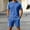 solid-color, variant on PNTUTB Two-Piece Set for Men Solid-Color Crew-Neck Short-Sleeve T-Shirt and Elastic Waistband Drawstring Shorts Casual Loose Comfortable Sports Sets
