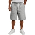 thumbnail image 3 of Delconic Men Gingham Plaid Quick Dry Casual Knee Length Shorts Elastic Drawstring Waist Side Pocket Loose Fit Short Pants For Summer Beach Daily Walking Outdoor Vacation Wear Black L, 3 of 5