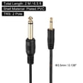 thumbnail image 2 of Cable de audio Aux de 3.5mm, cable de reemplazo de audio de 6.5 pies, cable de audio estéreo Hi-Fi 1 pieza, 2 of 6