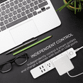 thumbnail image 2 of eco4life Wireless Smart Power Strip with Surge protection, Compatible with Alexa Google Home, no Hub required, controlled by eco4life app(4 Outlets, 4 USB Ports), 2 of 6
