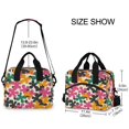 thumbnail image 2 of FORMRS Reusable Lunch Bag for Work School Leakproof Insulated Cooler with Adjustable Shoulder Strap, Pink Floral Blooms, 2 of 6