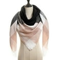 thumbnail image 1 of Foulard Chaude pour Femmes Châles Carrés Foulards Infini Rayures Carreaux Surface Rugueuse,6#, 1 of 4