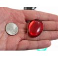 thumbnail image 2 of Cabujones acrílicos Allstarco 40 x 30 mm, gemas ovaladas rojas, 2 of 9