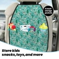 thumbnail image 5 of Kdxio Alapaca in Boho Print 2 Pack Car Kick Mat Seat Cover Back Protector Mat with Pockets for Organizer Backseat Protector and Storage Anti Kick Pad for Vehicles, 5 of 9