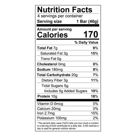 Tone It Up Plant Based Protein Bars, Chocolate Peanut Butter, 10g Protein, 4 Count