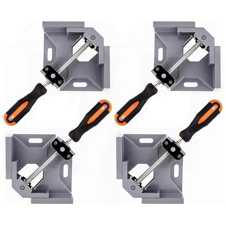 

4Pcs Corner Clamp Right Angle Clamp for Woodworking with Adjustable Swing for Welding