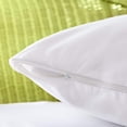 thumbnail image 5 of Allerease Breathable Cotton Pillow Protector For Sleeping - 4 Pack White, 5 of 9