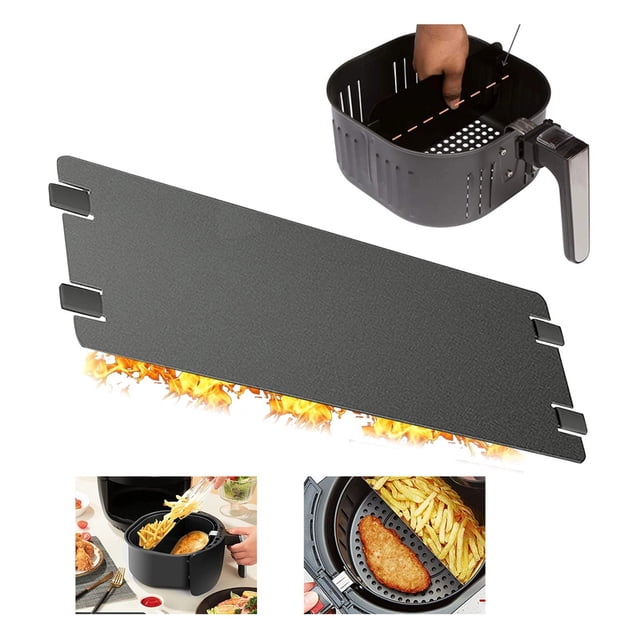 Fryer Basket Divider Fit with 7.1In 8.3In 9.1In Cooking Divider Keeps Food Separated