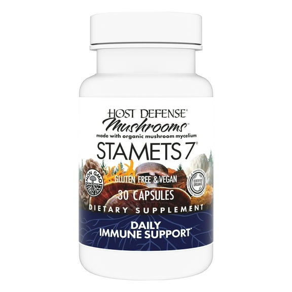 Host Defense Stamets 7 - 30 Capsules (15 Servings)