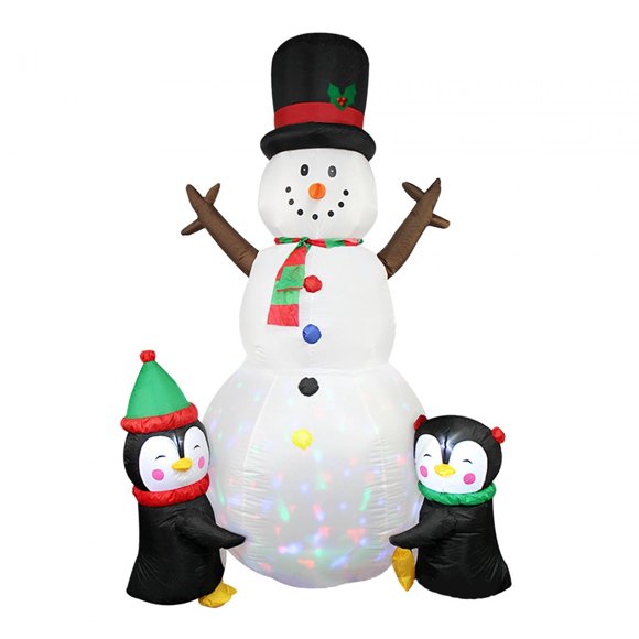 Christmas Inflatable Snowman Outdoor Decoration, Giant Snowman Inflatable ,8ft, Snowman Inflatable Outdoor for Lawn ,US