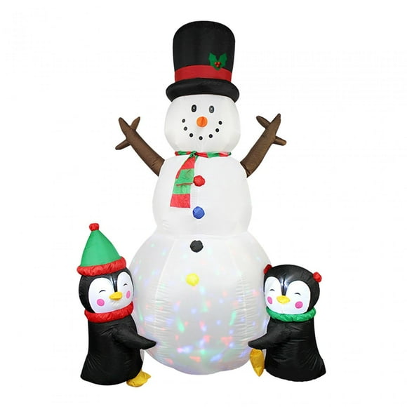Christmas Inflatable Snowman Outdoor Decoration, Giant Snowman Inflatable ,8ft, Snowman Inflatable Outdoor for Lawn ,US