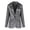 Gray, variant on Women's Casual Solid Color Long Sleeve Suit Jacket, Fashion Blazer Style for Office or Daily Wear, Versatile Outerwear,Black 2XL