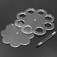 thumbnail image 4 of Removable 8 Holes Acrylic Ice Cream Cone Holder Stand Cone Display Stand, 4 of 6